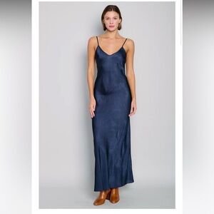 Slip Navy Dress